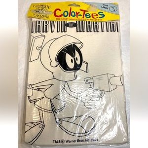 Looney Tunes Marvin The Martian Color Tees Shirt Youth Large 10/12 NIP Vintage